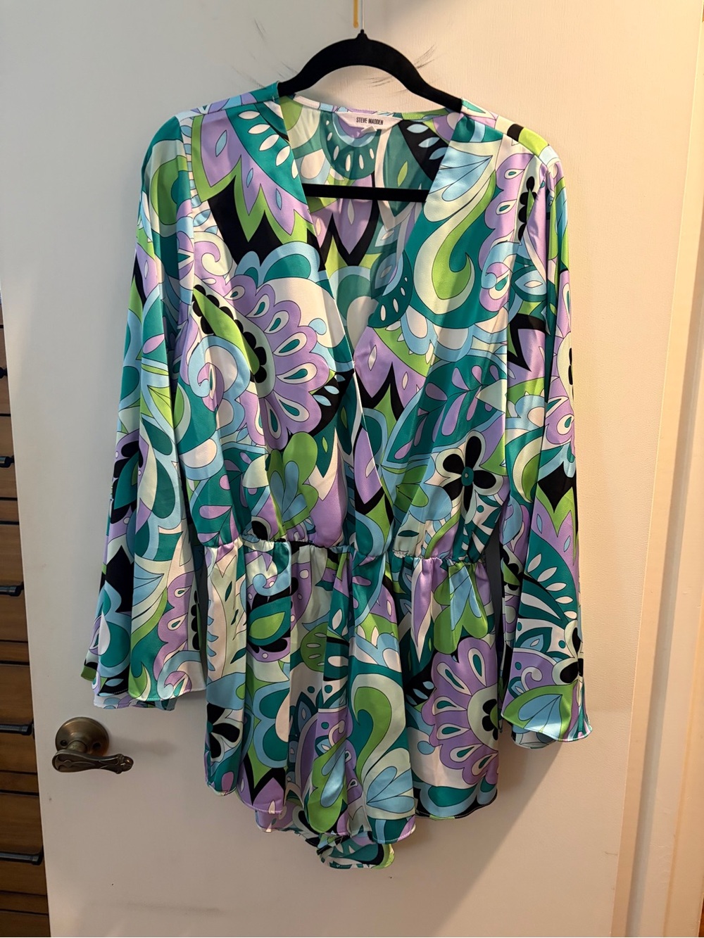 Steve Madden- Abstract Floral Romper